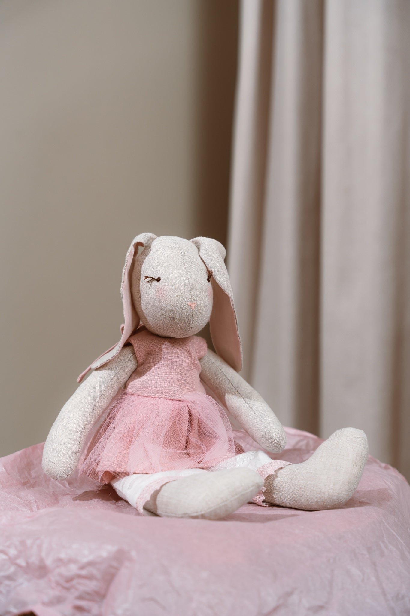 Lina zaķis ar tilla kleitiņu